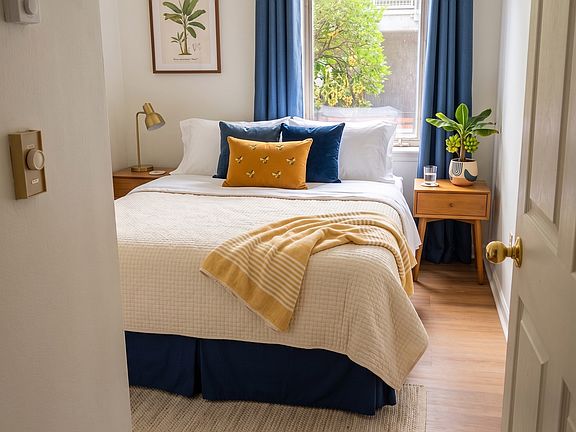 Bedroom post hardwood