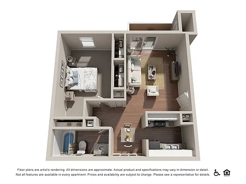 Floor plan 1X1