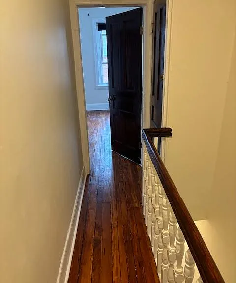 Upstairs hallway looking toward front bedroom