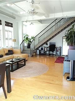 View of interior from deck door