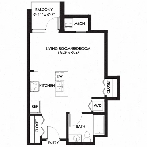 Floor plan Tower - Willow