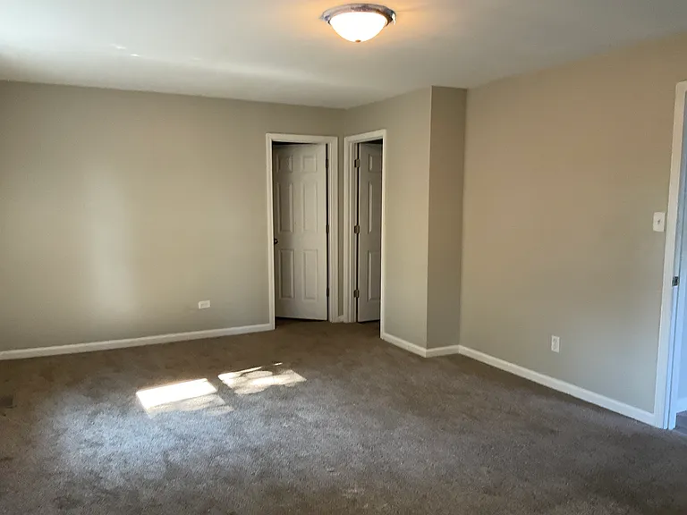 Master bedroom looking at walk-in closet &bath