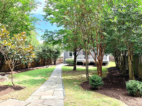 Mature landscaping, deep lot