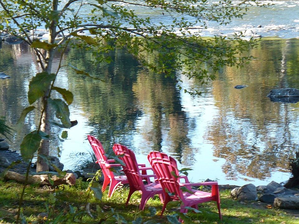 River front beach