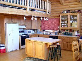 Kitchen with island