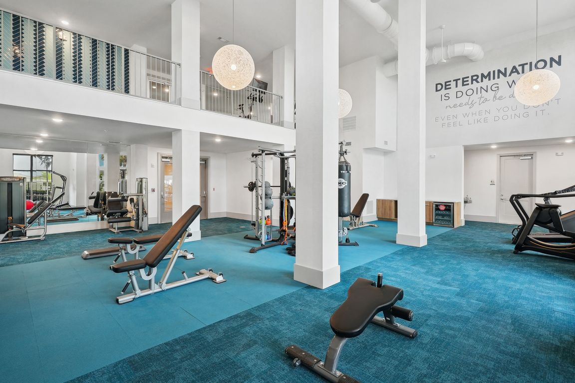 Two-Story Fitness Center with Cardio, Resistance & Free Weights