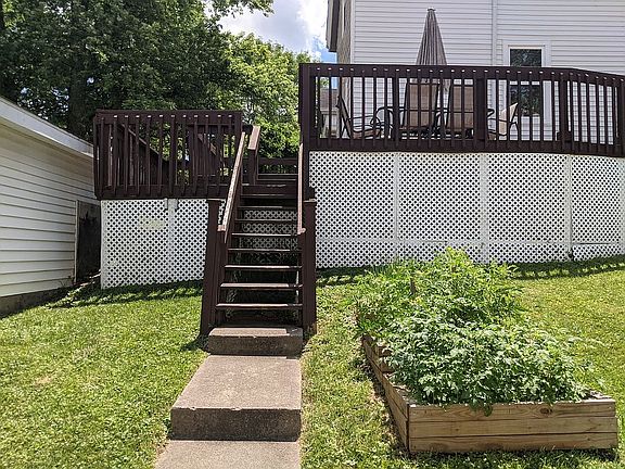 Rear entrance and garden
