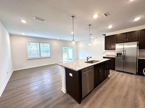 Living Room, Kitchen Island