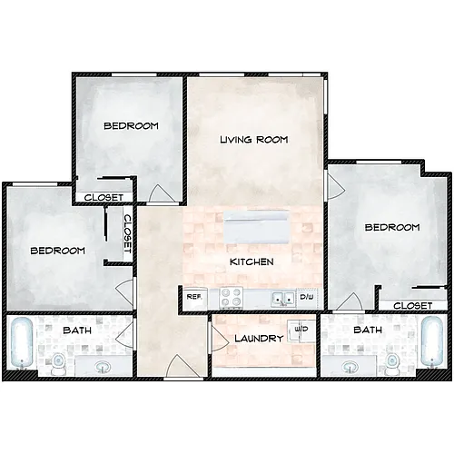 Floor plan D1