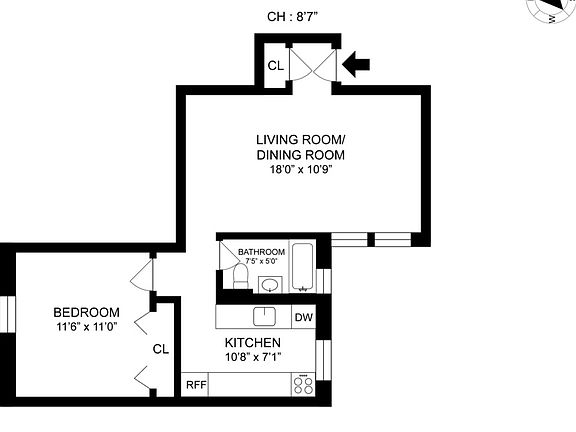 2nd image of 442 Hudson St #3H