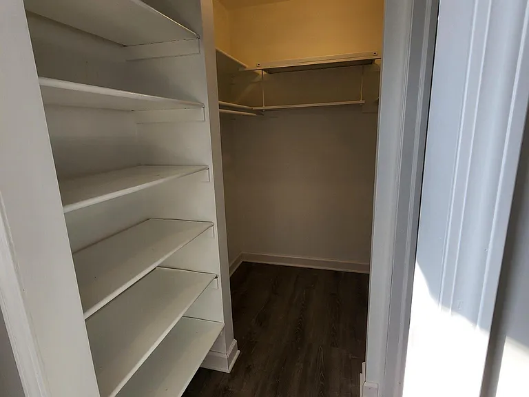 Second Floor: Walk in Closet and Master Bath to the right.