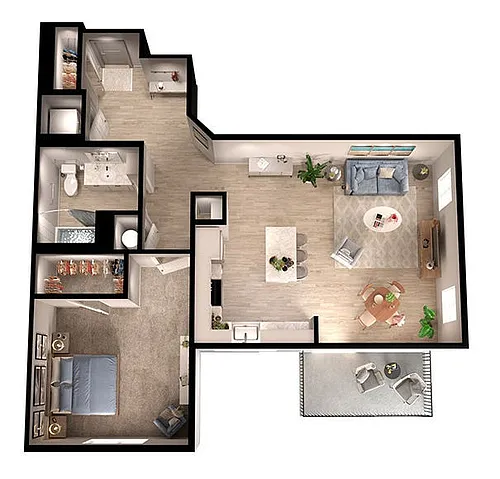 Floor plan A3C1