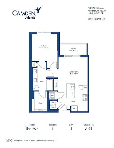 Floor plan The A5