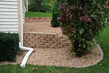 Rear landscaping