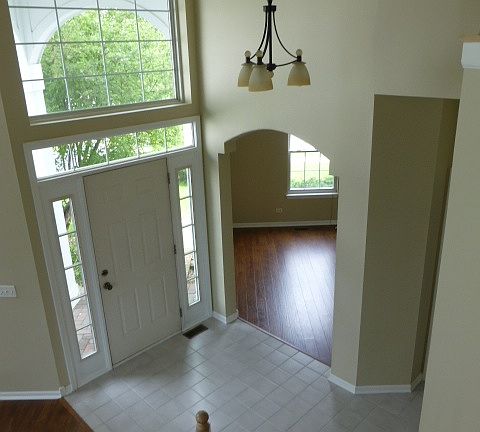 Foyer and office/den