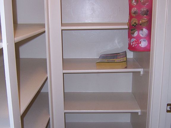 Huge amount of pantry space in the kitchen