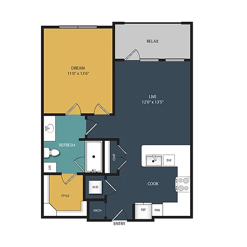 Floor plan A1A
