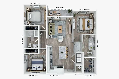 Floor plan C1