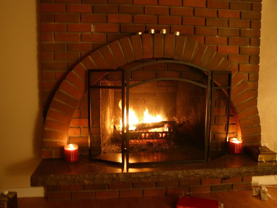 Upstairs Fireplace