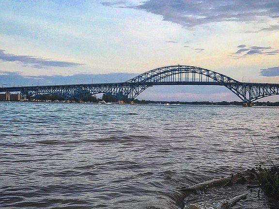 View from water front