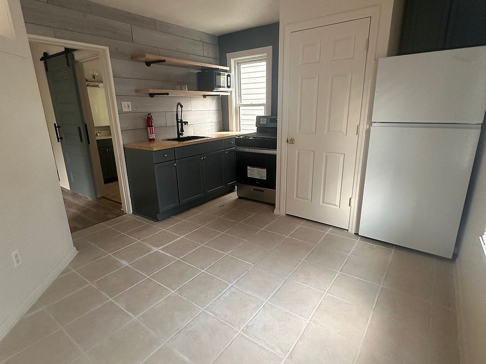 Spacious kitchen with room for dining, abundant closet space, and modern appliances.