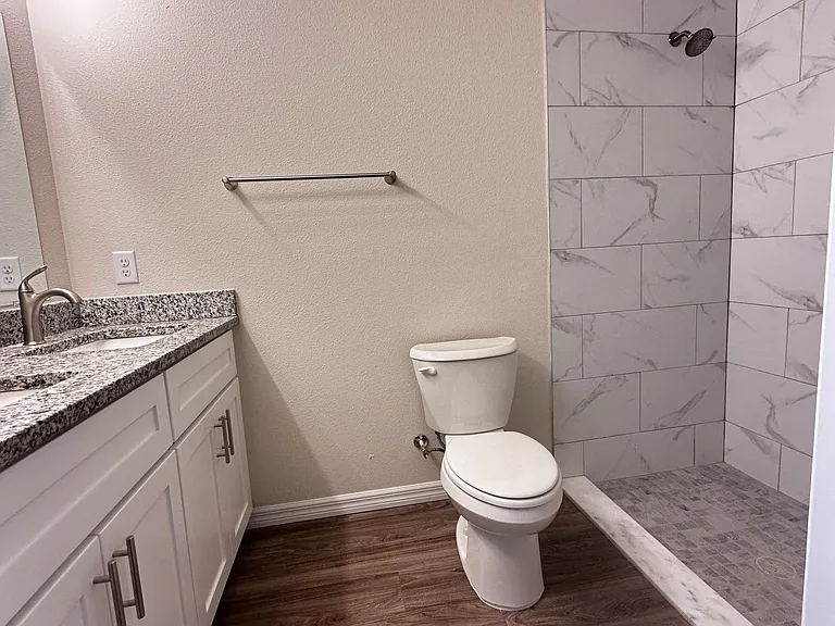 Master Bathroom
Walk-in shower tiled
Double sink