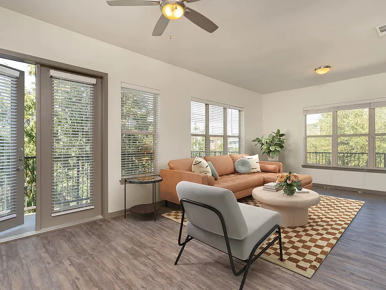 Living Room with Hard Surface Flooring