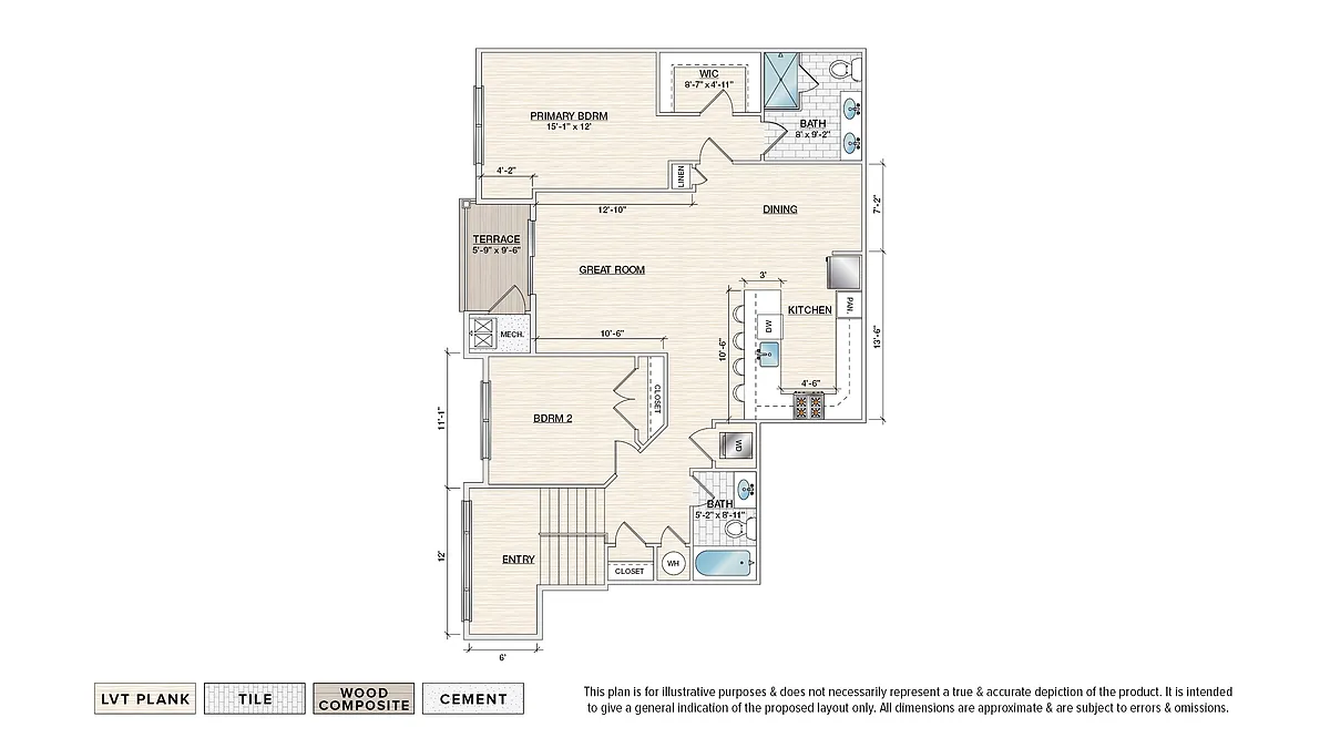 Floor plan The Dorset (BG-D)