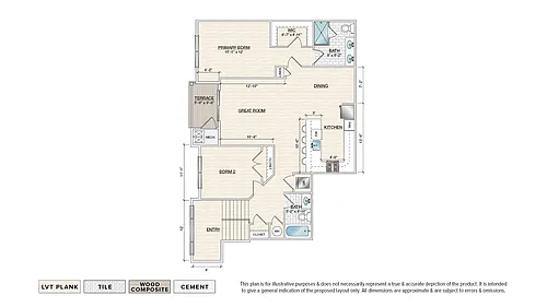 Floor plan The Dorset (BG-D)