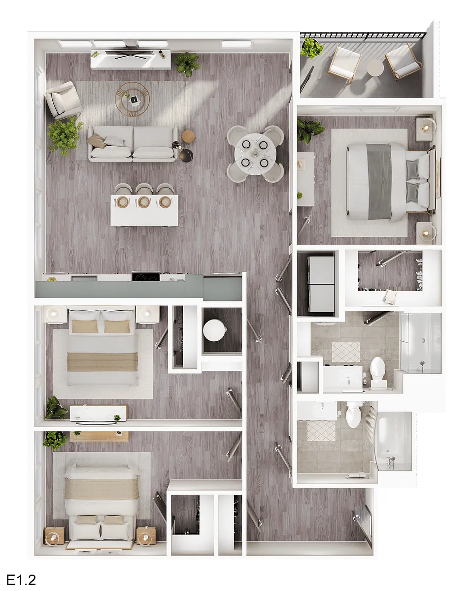 Floor plan E 12