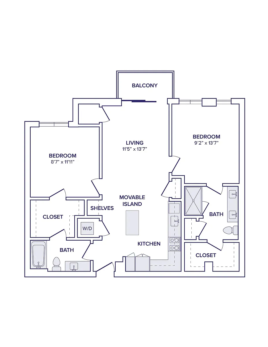 Floor plan B02 - North Tower