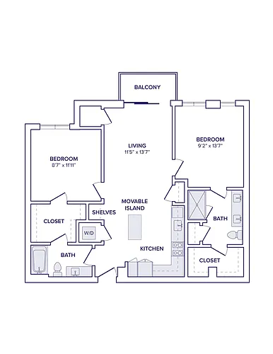 Floor plan B02 - North Tower