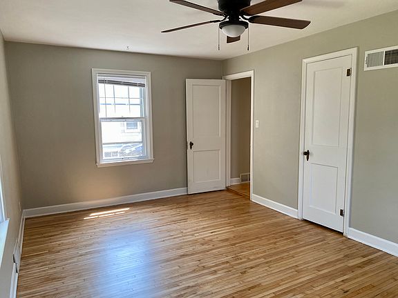 Primary Bedroom w/ Two Closets & maple flooring