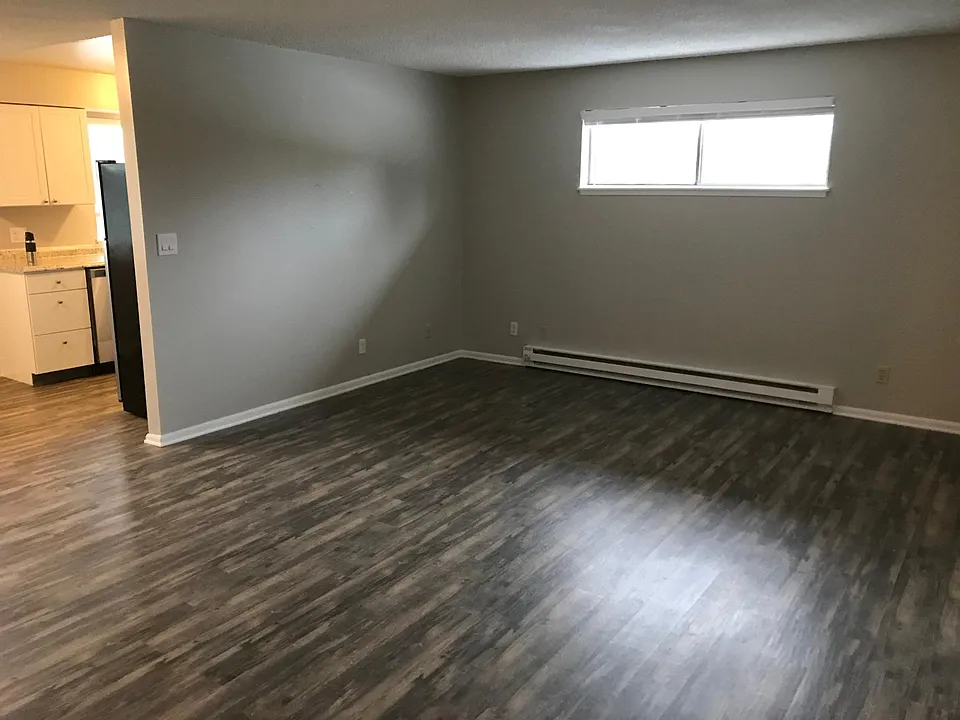 Living Room-New Floors with Professionally Painted Walls and Trim!! Quiet!!