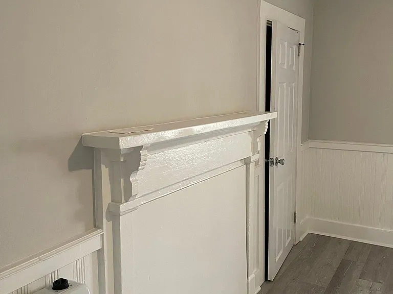 Second bedroom with new natural gas heater