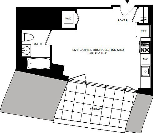 2nd image of 625 W 57th St APT 571