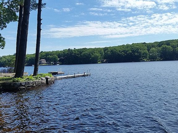 view from shoreline