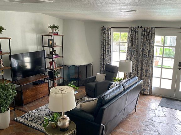 Comfortable and roomy TV space.