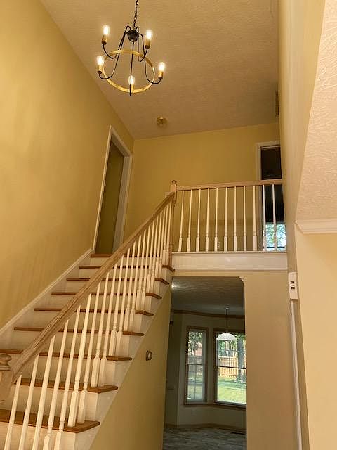 Foyer with stairs