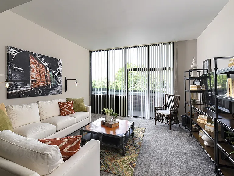 Living room with views