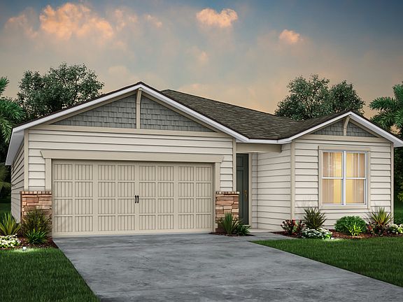 Cedar C1 with Stone Craftsman Elevation