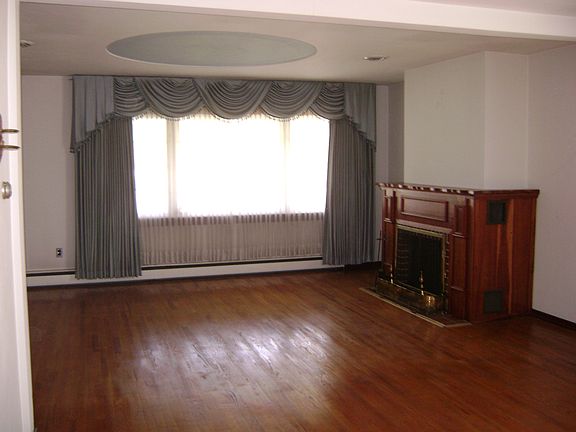 living room with fireplace