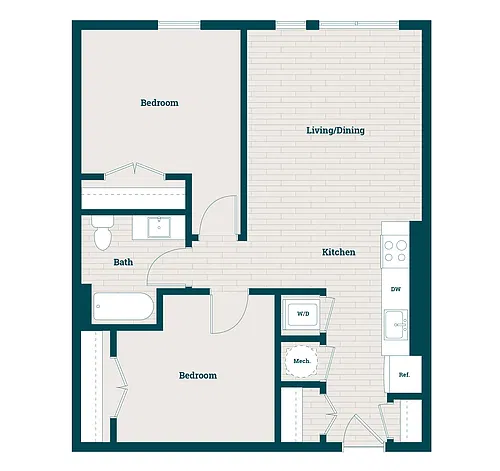 Floor plan B1A
