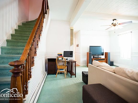 Living Room with stairs
