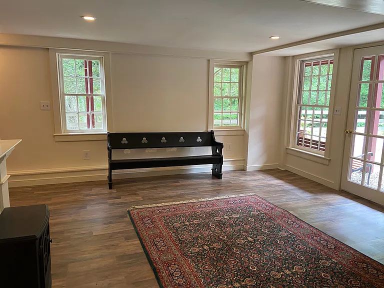 Tavern room. Entrance door to right