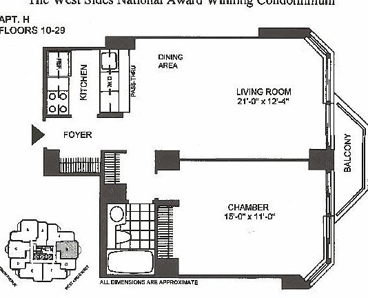 2nd image of 500 W 43rd St APT 17H