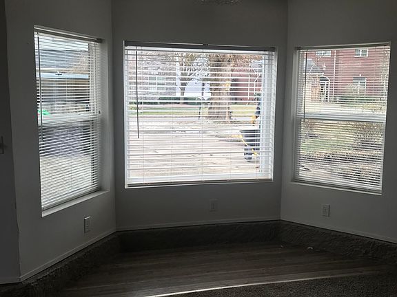 Bay window in living room