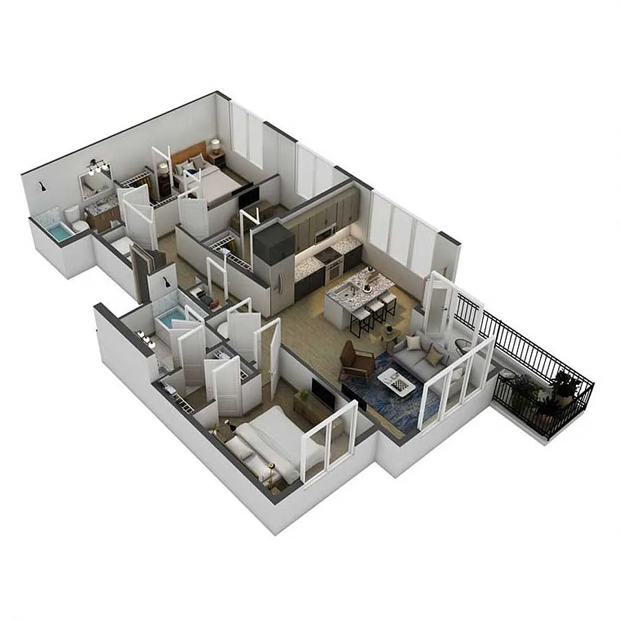 Floor plan Kennedy - C1