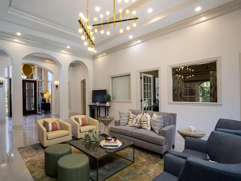 Resident Lounge with Plush Seating