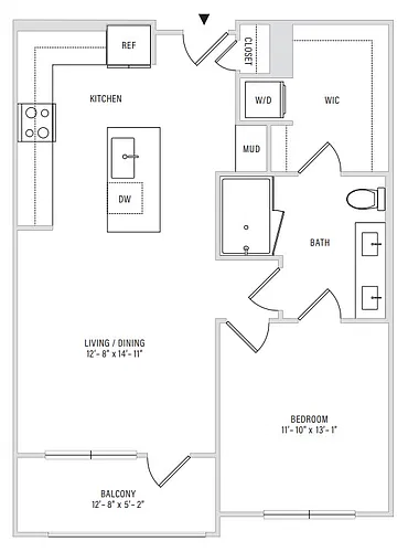 Floor plan A2C